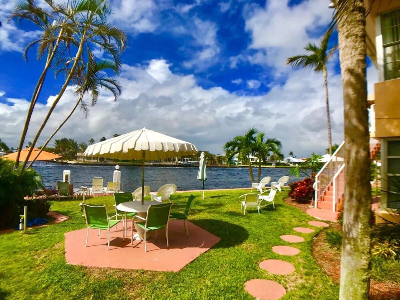 Studio Intracoastal Views! 5 Min Walk To The Beach Villa Pompano Beach Buitenkant foto