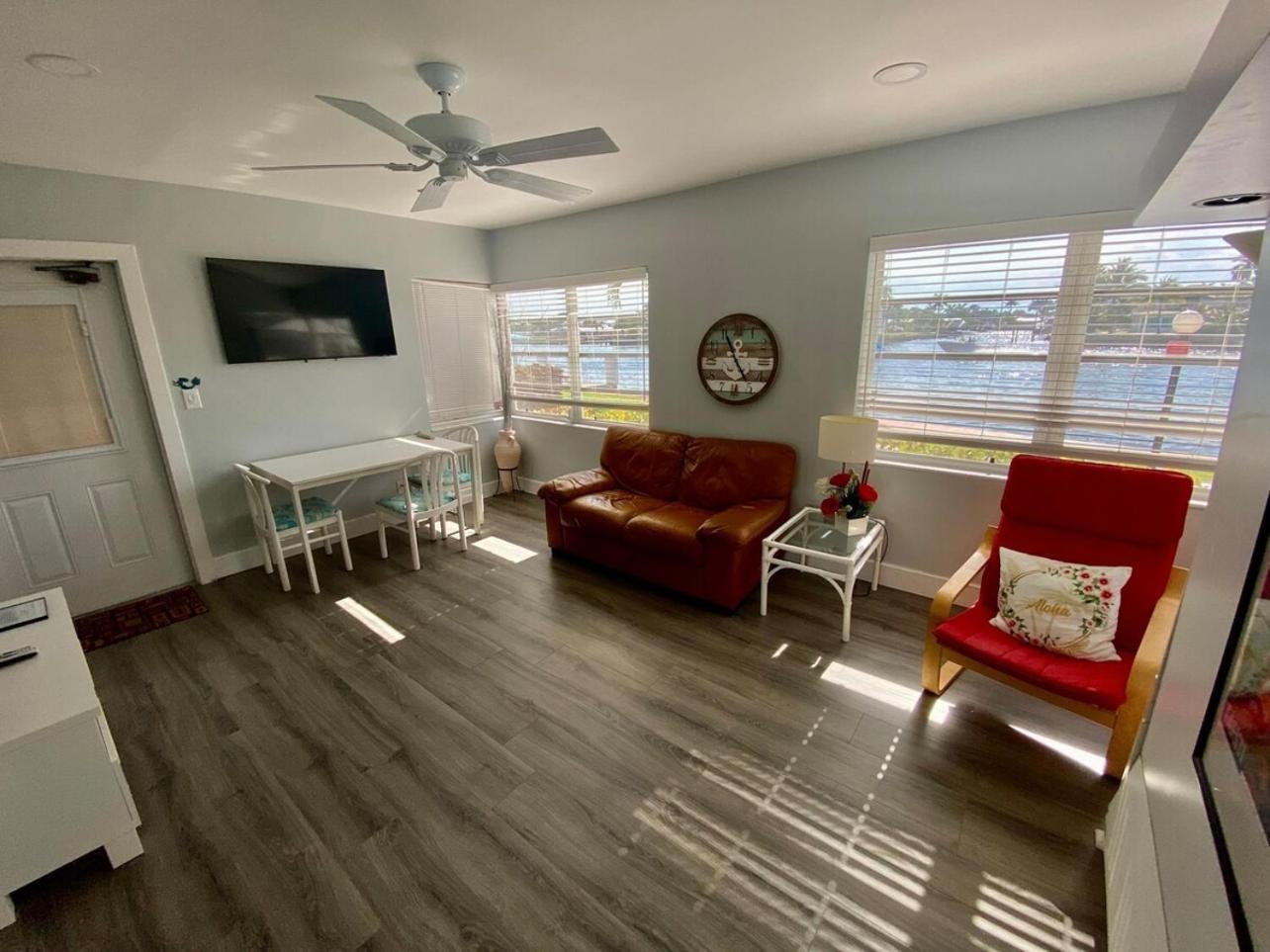 Studio Intracoastal Views! 5 Min Walk To The Beach Villa Pompano Beach Buitenkant foto